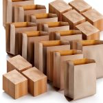300 Pcs Waxed Kraft Feminine Hygiene Liner Bag, Business Restroom Bathroom Personal Dispensers 7.5 x 10" Waste Receptacle Paper Liners, Sanitary Napkin Disposal Bags, Kraft Bag-0