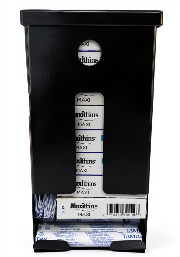 Sanitary Napkin and Tampon Dispenser SD7000 Black GG Golden Group-0