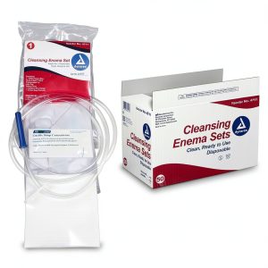 Dynarex Enema Kit - Ready-to-Use Disposable Enema Bag Kit for Colon Cleansing, Digestive Issues, Constipation Relief - 1.6 Quarts, 50 Sets per Bulk Case-0