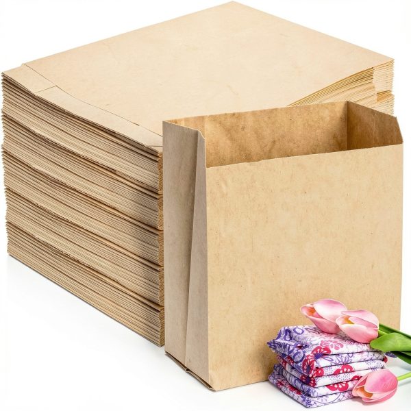 Yesland 300‑piece feminine hygiene liner bags are waxed and 7.5x10in-0