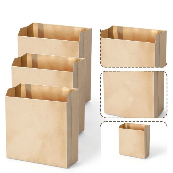 400 PCS 7.510in Feminine Hygiene Liner Bags by Commercial Kraft - Waxed Paper Bags-2