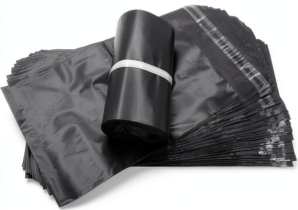 Sanitary Napkin Disposal Bags, 100 Pcs Feminine Hygiene Bags, Self-Sealing Seals, Women's Privacy Protection, Tampons - Black-0