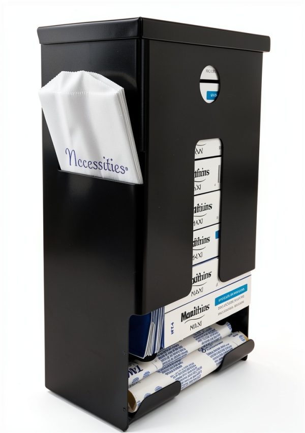 Sanitary Napkin and Tampon Dispenser SD7000 Black GG Golden Group-2