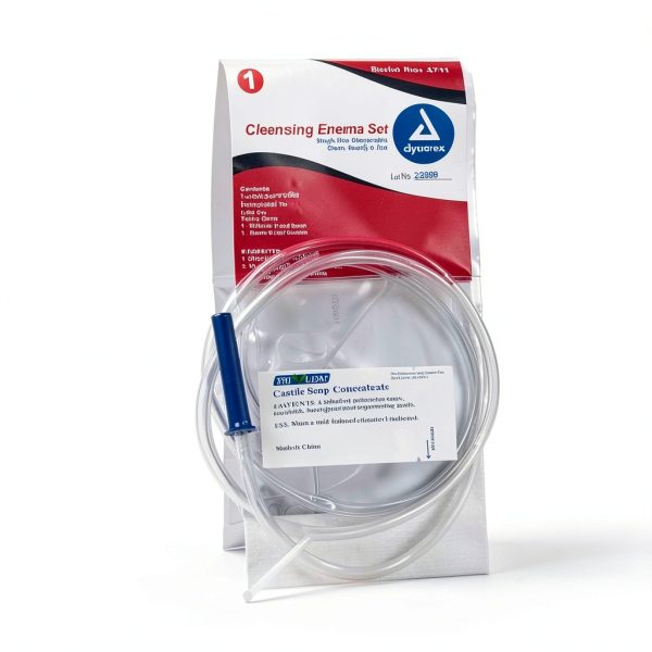 Dynarex Enema Kit - Ready-to-Use Disposable Enema Bag Kit for Colon Cleansing, Digestive Issues, Constipation Relief - 1.6 Quarts, 50 Sets per Bulk Case-2